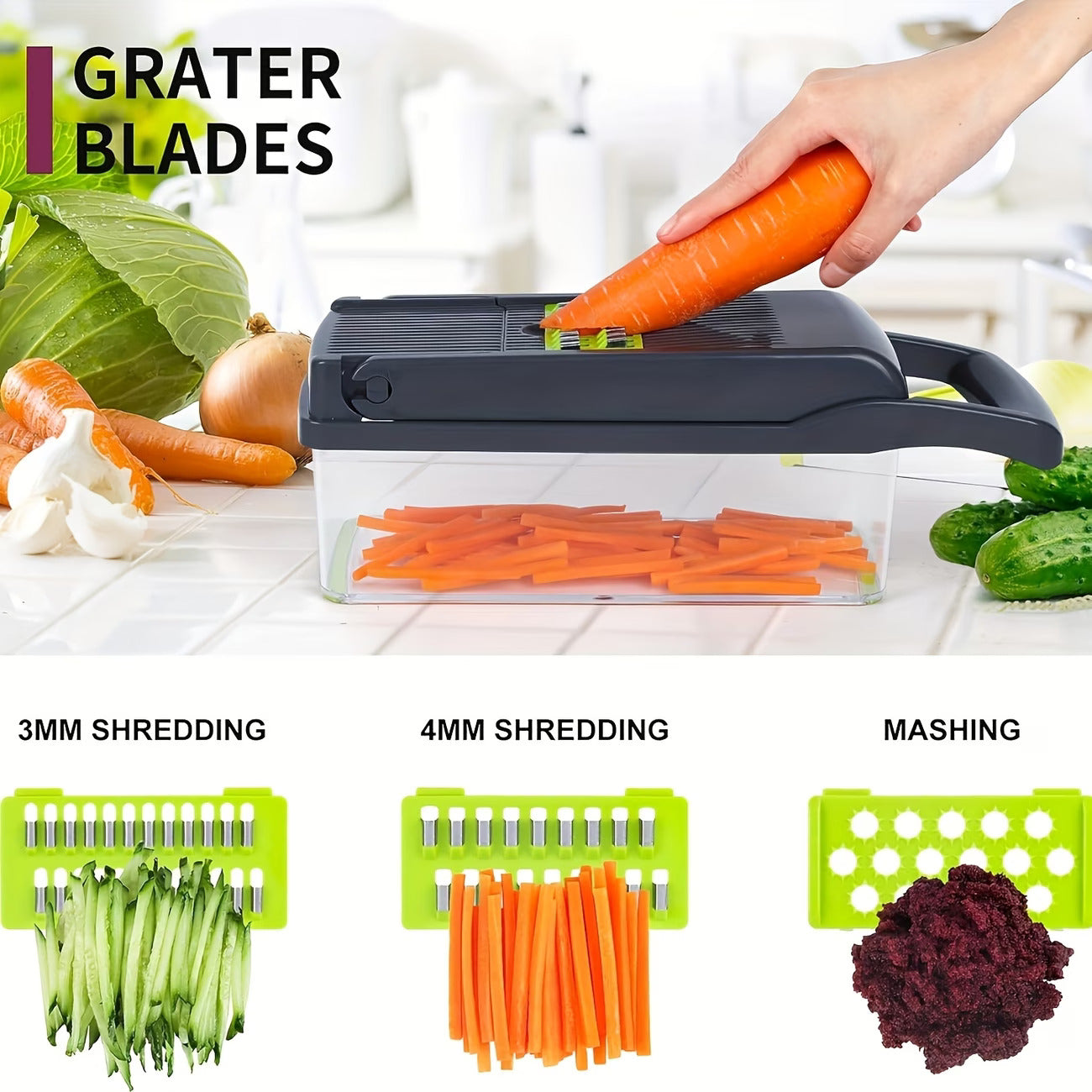 Vegetable Cutter Chopper and Slicer
