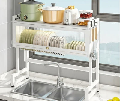Kitchen Sink Dish Rack Cabinet